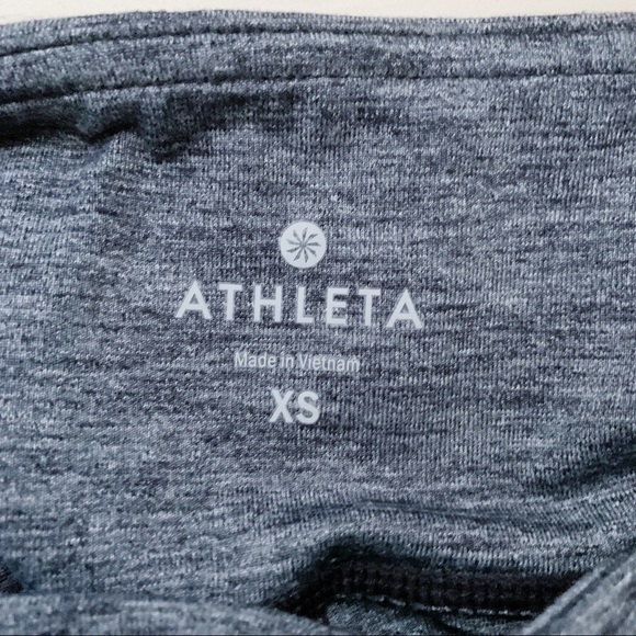 Athleta Elation Cropped Yoga Leggings in‎ Heather Grey, Workout Tights, Size XS - Picture 3 of 11